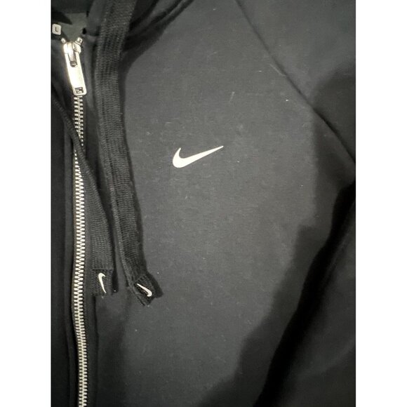 Womens Nike Dri-FIT Get Fit Full Zip Training Hoodie Black Size LARGE CU7009 - Picture 3 of 7
